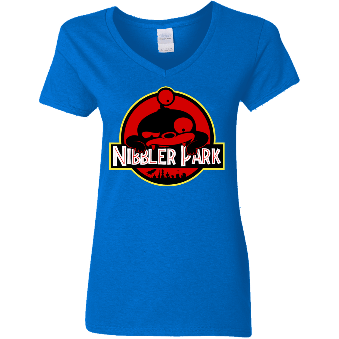 T-Shirts Royal / S Nibbler Park Women's V-Neck T-Shirt