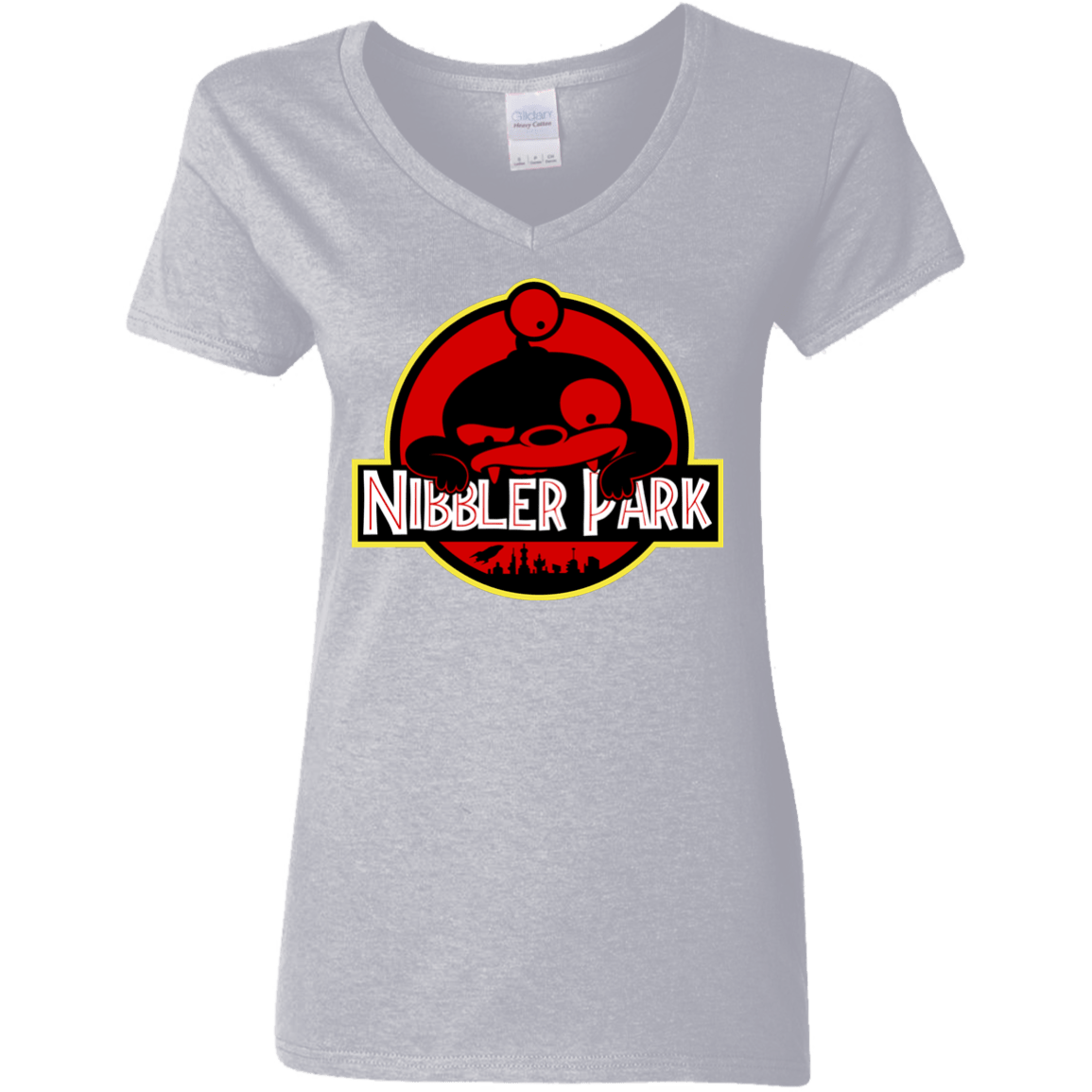 T-Shirts Sport Grey / S Nibbler Park Women's V-Neck T-Shirt