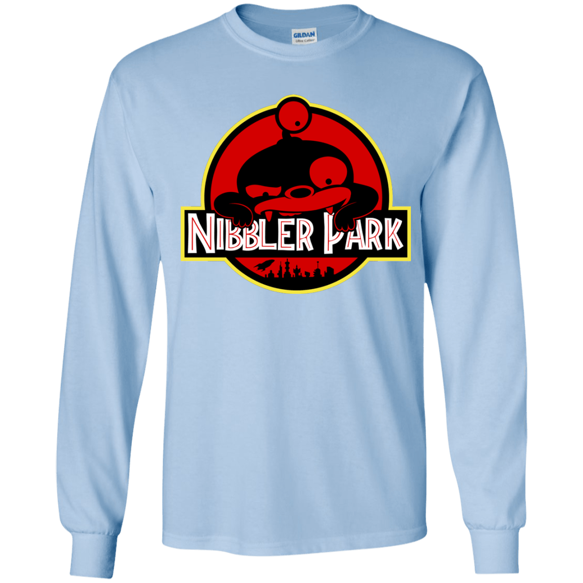 T-Shirts Light Blue / YS Nibbler Park Youth Long Sleeve T-Shirt