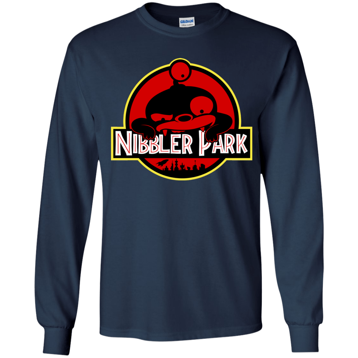 T-Shirts Navy / YS Nibbler Park Youth Long Sleeve T-Shirt