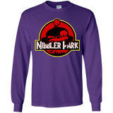 T-Shirts Purple / YS Nibbler Park Youth Long Sleeve T-Shirt