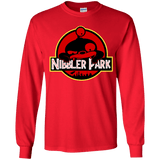 T-Shirts Red / YS Nibbler Park Youth Long Sleeve T-Shirt