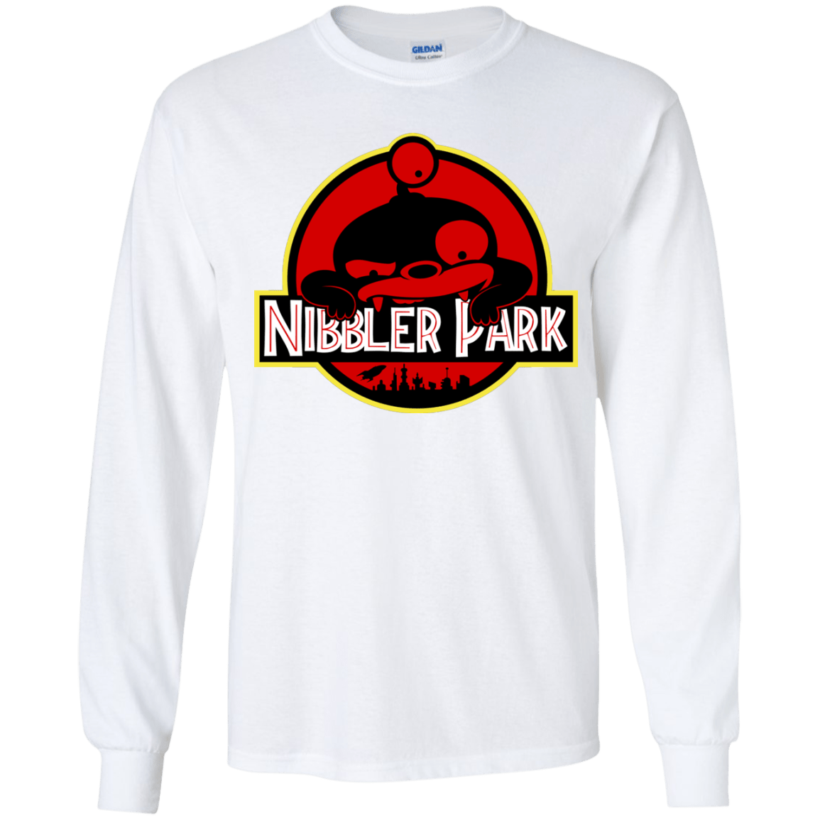 T-Shirts White / YS Nibbler Park Youth Long Sleeve T-Shirt