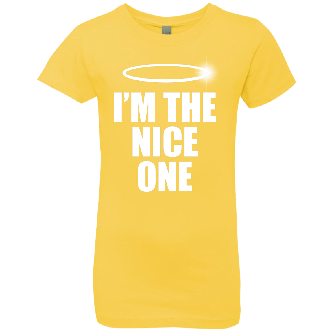 T-Shirts Vibrant Yellow / YXS Nice One Girls Premium T-Shirt