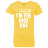 T-Shirts Vibrant Yellow / YXS Nice One Girls Premium T-Shirt