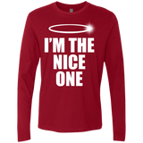 T-Shirts Cardinal / Small Nice One Men's Premium Long Sleeve