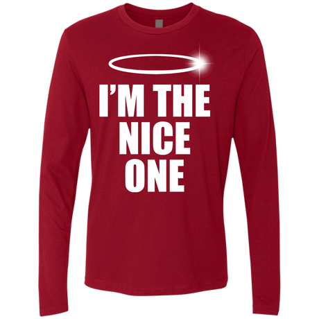 T-Shirts Cardinal / Small Nice One Men's Premium Long Sleeve