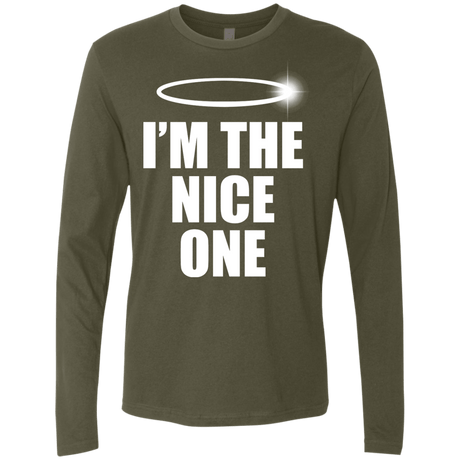 T-Shirts Military Green / Small Nice One Men's Premium Long Sleeve