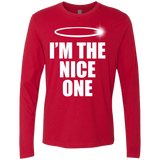 T-Shirts Red / Small Nice One Men's Premium Long Sleeve