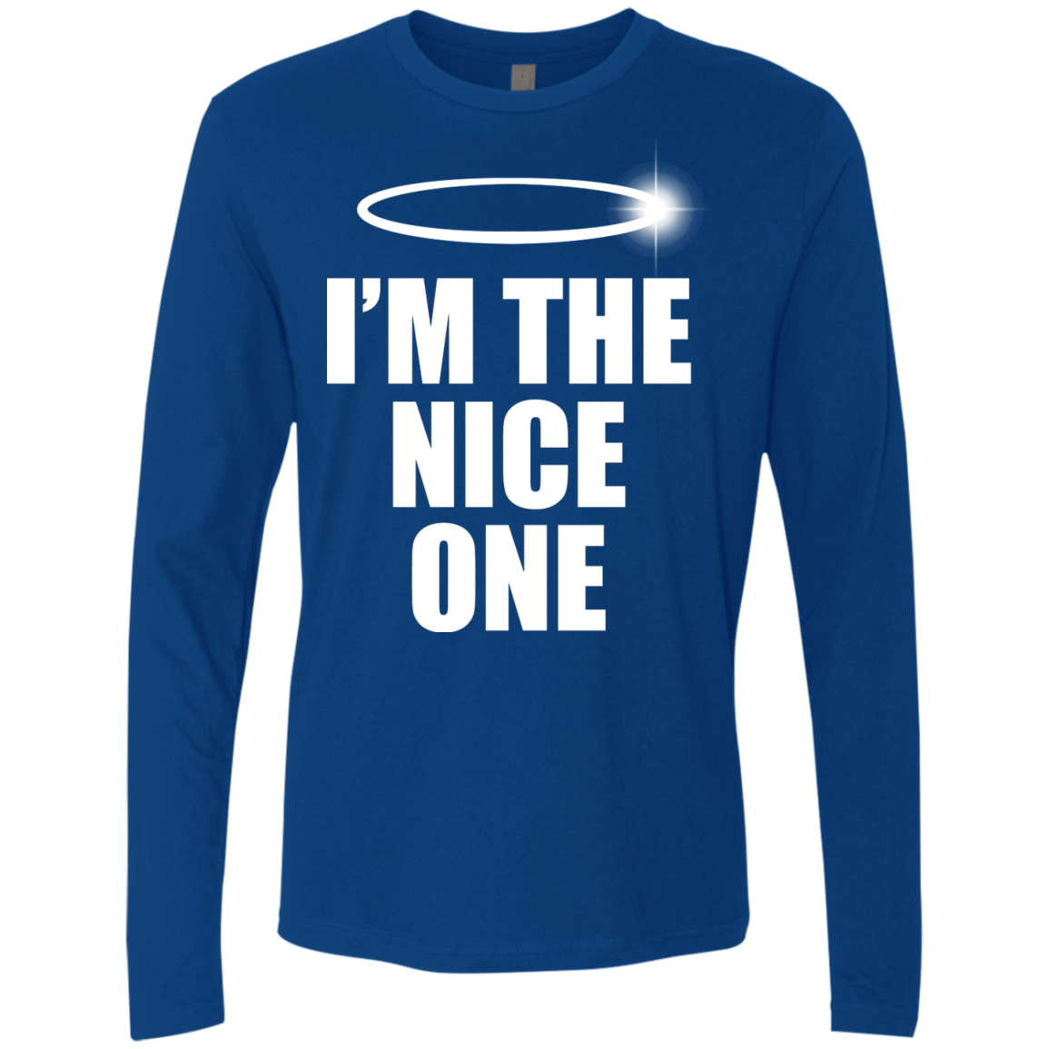 T-Shirts Royal / Small Nice One Men's Premium Long Sleeve