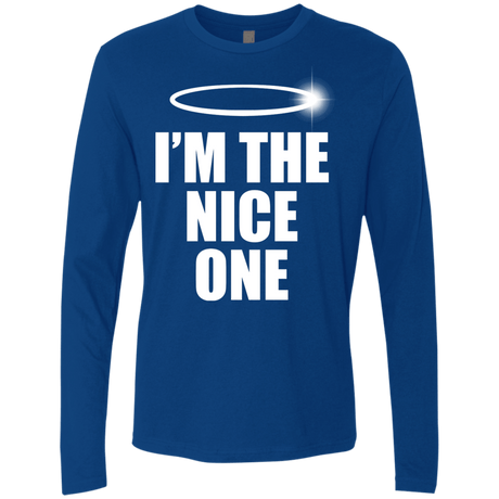 T-Shirts Royal / Small Nice One Men's Premium Long Sleeve