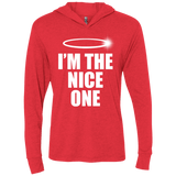 T-Shirts Vintage Red / X-Small Nice One Triblend Long Sleeve Hoodie Tee