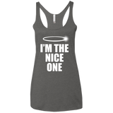 T-Shirts Premium Heather / X-Small Nice One Women's Triblend Racerback Tank