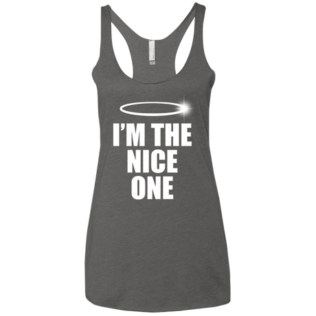 T-Shirts Premium Heather / X-Small Nice One Women's Triblend Racerback Tank
