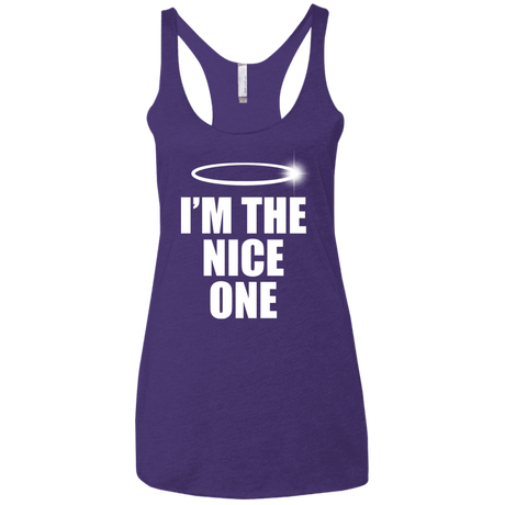 T-Shirts Purple / X-Small Nice One Women's Triblend Racerback Tank