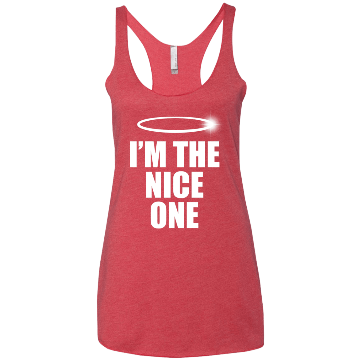 T-Shirts Vintage Red / X-Small Nice One Women's Triblend Racerback Tank