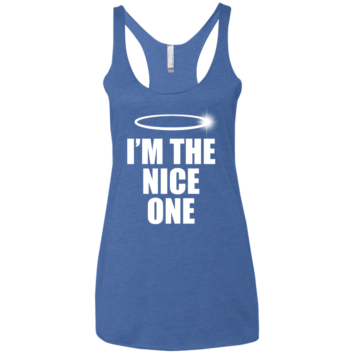 T-Shirts Vintage Royal / X-Small Nice One Women's Triblend Racerback Tank