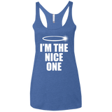 T-Shirts Vintage Royal / X-Small Nice One Women's Triblend Racerback Tank