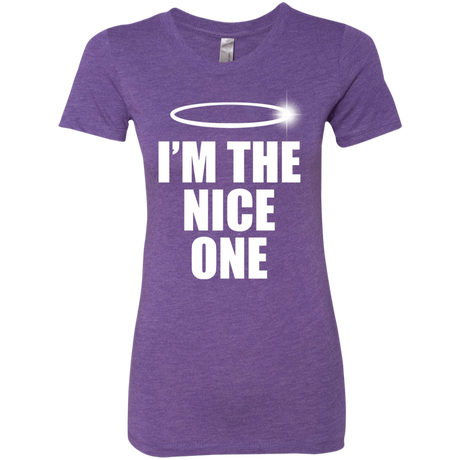 T-Shirts Purple Rush / Small Nice One Women's Triblend T-Shirt