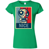 T-Shirts Irish Green / S Nice Powerpuff Junior Slimmer-Fit T-Shirt