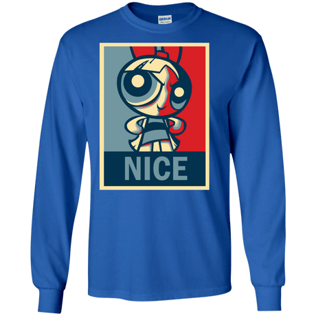 T-Shirts Royal / S Nice Powerpuff Men's Long Sleeve T-Shirt