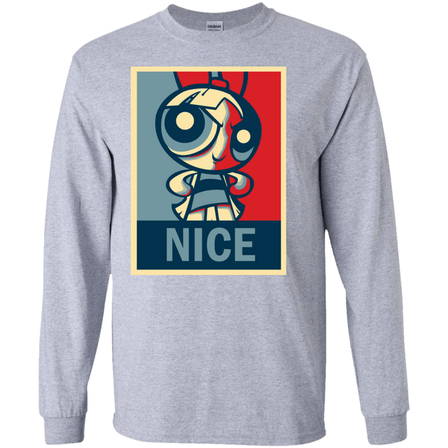 T-Shirts Sport Grey / S Nice Powerpuff Men's Long Sleeve T-Shirt