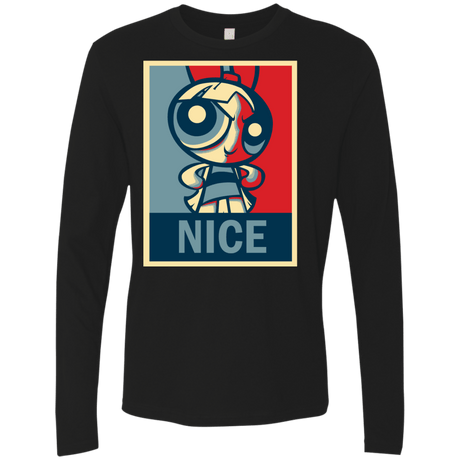 T-Shirts Black / S Nice Powerpuff Men's Premium Long Sleeve