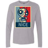 T-Shirts Heather Grey / S Nice Powerpuff Men's Premium Long Sleeve