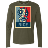 T-Shirts Military Green / S Nice Powerpuff Men's Premium Long Sleeve