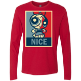 T-Shirts Red / S Nice Powerpuff Men's Premium Long Sleeve