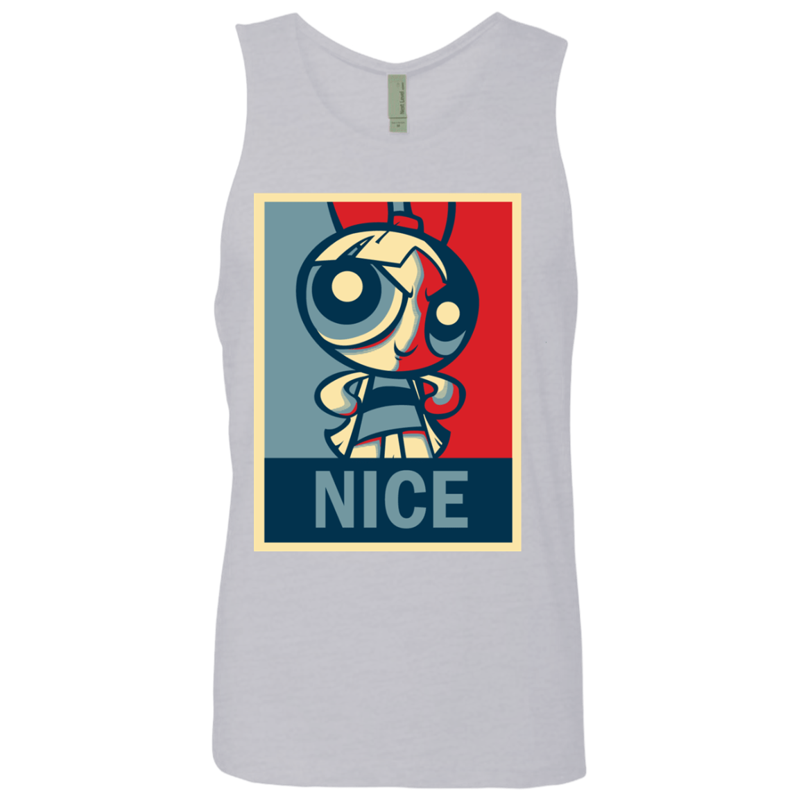 T-Shirts Heather Grey / S Nice Powerpuff Men's Premium Tank Top