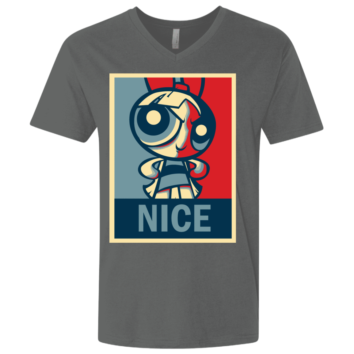 T-Shirts Heavy Metal / X-Small Nice Powerpuff Men's Premium V-Neck