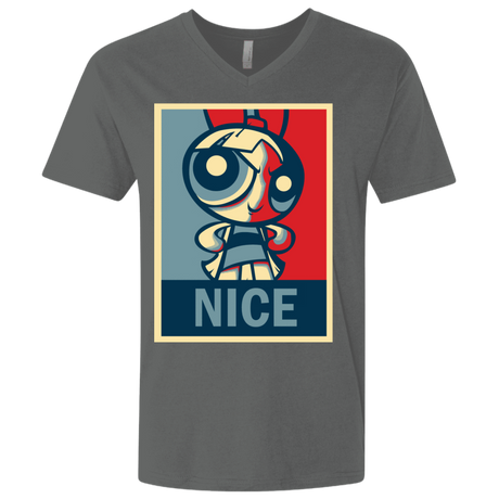 T-Shirts Heavy Metal / X-Small Nice Powerpuff Men's Premium V-Neck