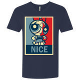 T-Shirts Midnight Navy / X-Small Nice Powerpuff Men's Premium V-Neck
