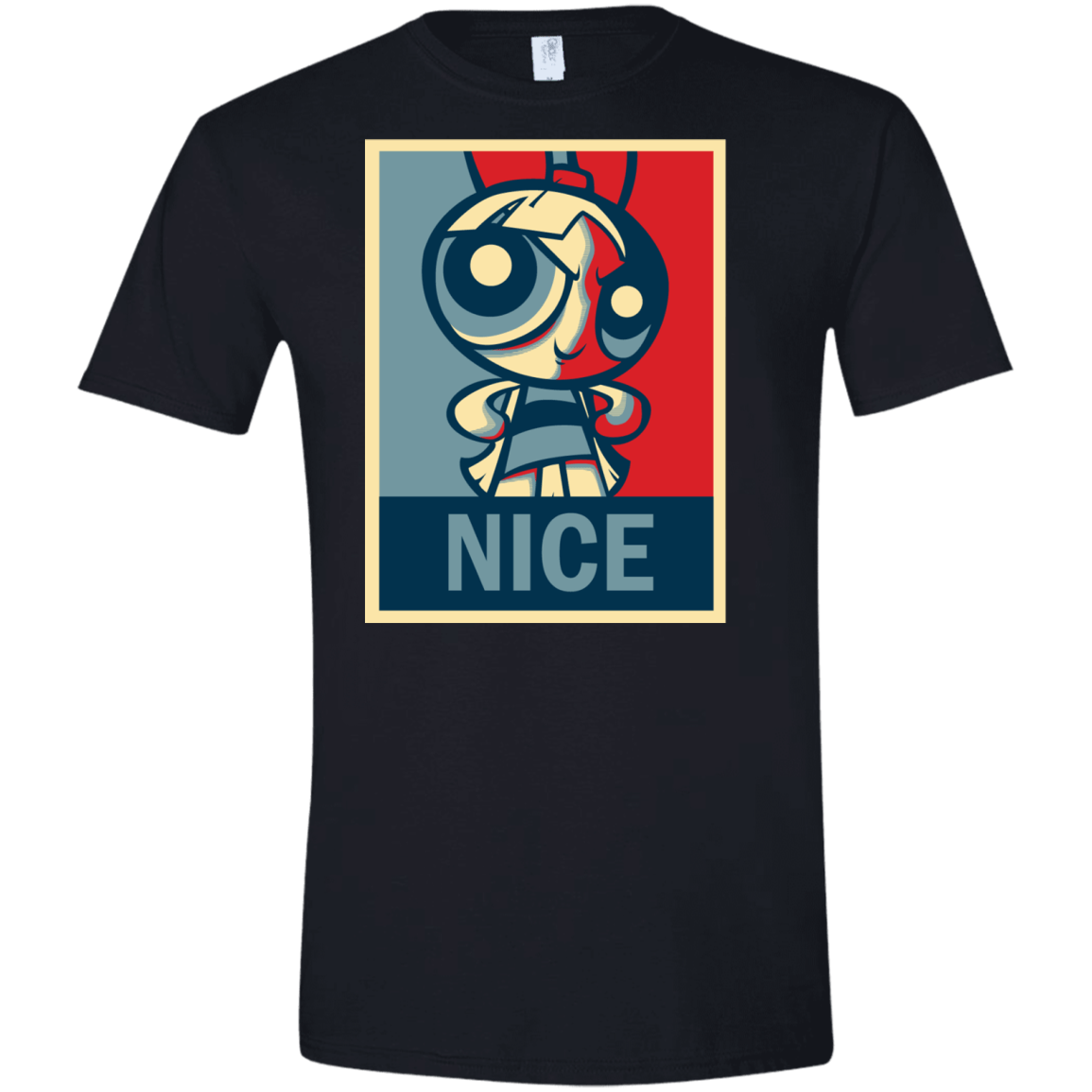 T-Shirts Black / X-Small Nice Powerpuff Men's Semi-Fitted Softstyle