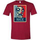 T-Shirts Cardinal Red / S Nice Powerpuff Men's Semi-Fitted Softstyle