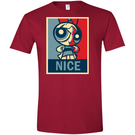 T-Shirts Cardinal Red / S Nice Powerpuff Men's Semi-Fitted Softstyle