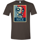T-Shirts Dark Chocolate / S Nice Powerpuff Men's Semi-Fitted Softstyle