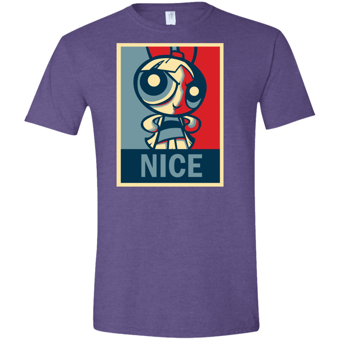 T-Shirts Heather Purple / S Nice Powerpuff Men's Semi-Fitted Softstyle