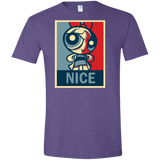 T-Shirts Heather Purple / S Nice Powerpuff Men's Semi-Fitted Softstyle