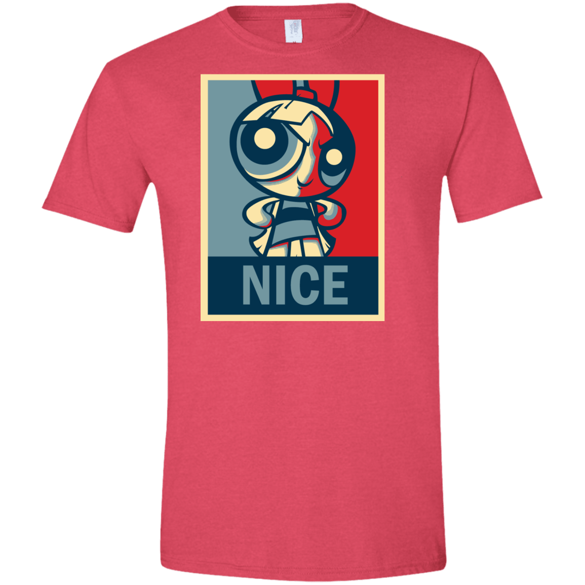 T-Shirts Heather Red / S Nice Powerpuff Men's Semi-Fitted Softstyle