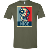 T-Shirts Military Green / S Nice Powerpuff Men's Semi-Fitted Softstyle