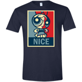 T-Shirts Navy / X-Small Nice Powerpuff Men's Semi-Fitted Softstyle