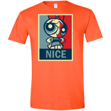 T-Shirts Orange / S Nice Powerpuff Men's Semi-Fitted Softstyle