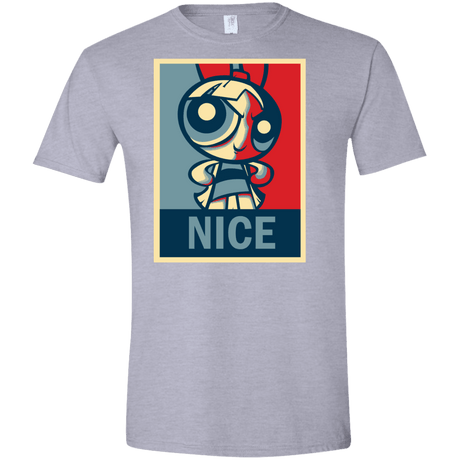 T-Shirts Sport Grey / X-Small Nice Powerpuff Men's Semi-Fitted Softstyle