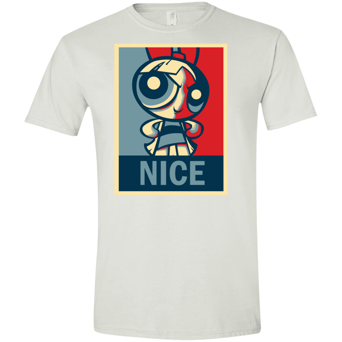 T-Shirts White / X-Small Nice Powerpuff Men's Semi-Fitted Softstyle