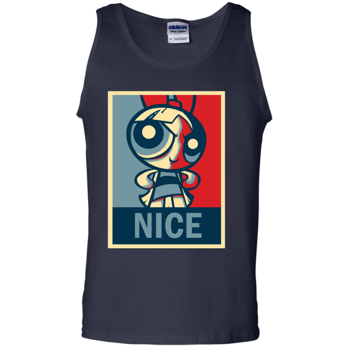T-Shirts Navy / S Nice Powerpuff Men's Tank Top