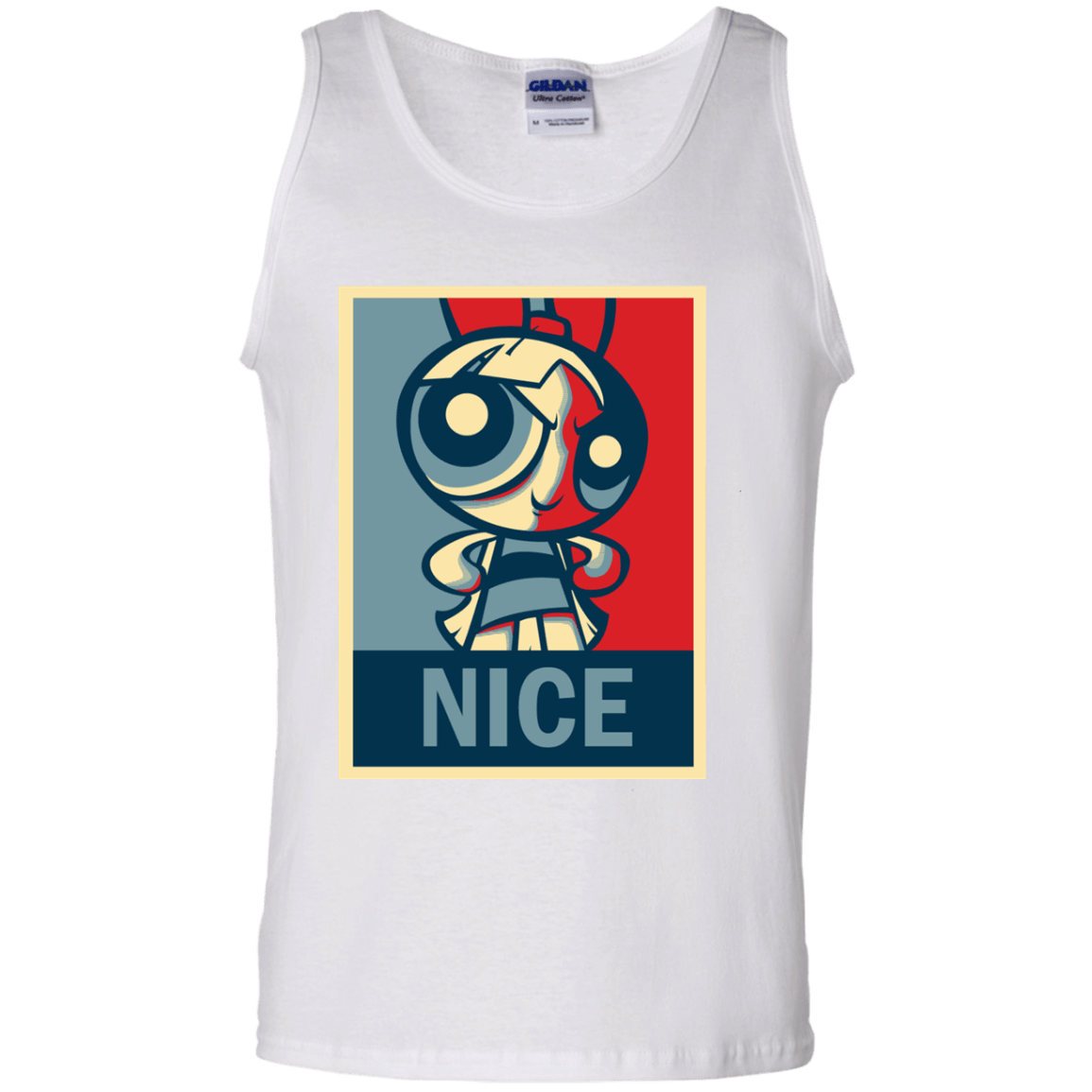 T-Shirts White / S Nice Powerpuff Men's Tank Top
