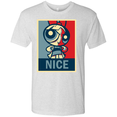 T-Shirts Heather White / S Nice Powerpuff Men's Triblend T-Shirt