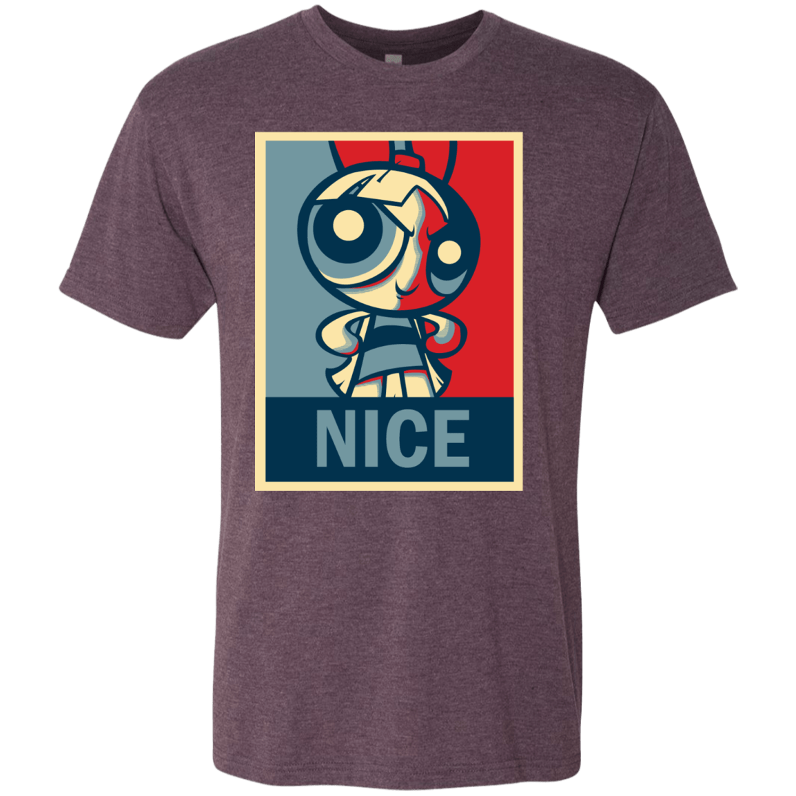 T-Shirts Vintage Purple / S Nice Powerpuff Men's Triblend T-Shirt